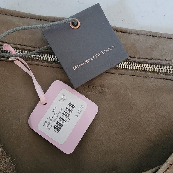 Large Leather Fringe Hobo "NEW" - Picture 3 of 16